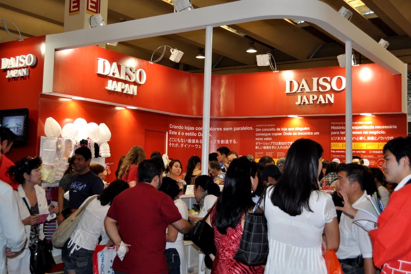 A Daiso montou um estande no Festival do Japão 2011