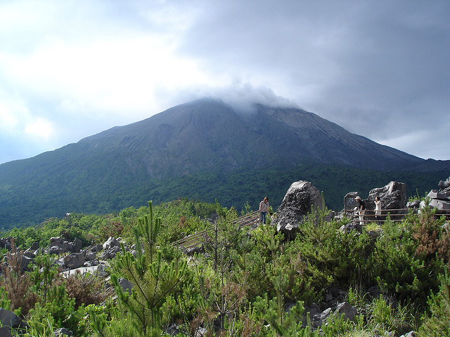Pela sua beleza natural, o Sakurajima é muito apreciado para o turismo