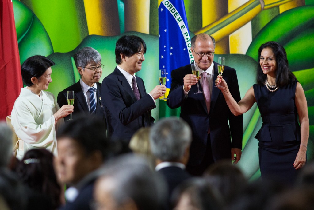 Solenidade de comemoração aos 120 anos de Amizade Brasil-Japão, no Palácio dos Bandeirantes