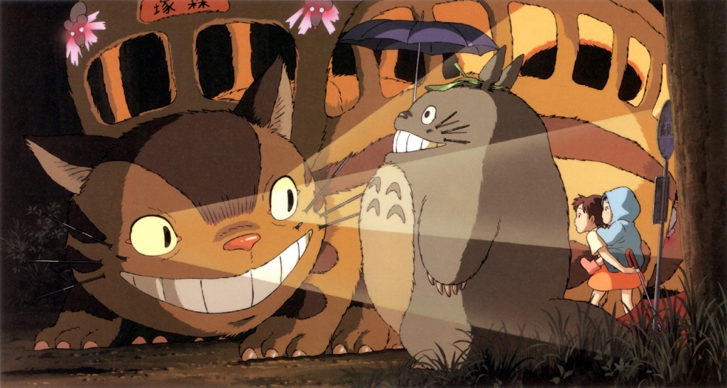 O ônibus animação meu Amigo Totoro, dos Studio Ghibli