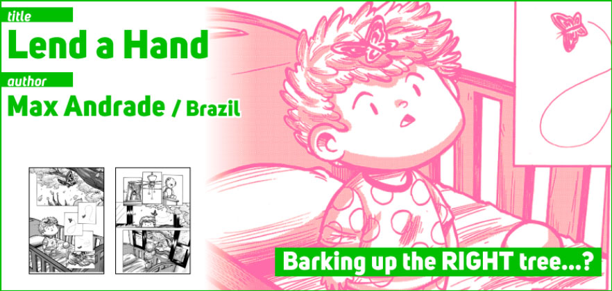 Lend a Hand, por Max Andrade. Clique para acessa a obra completa.