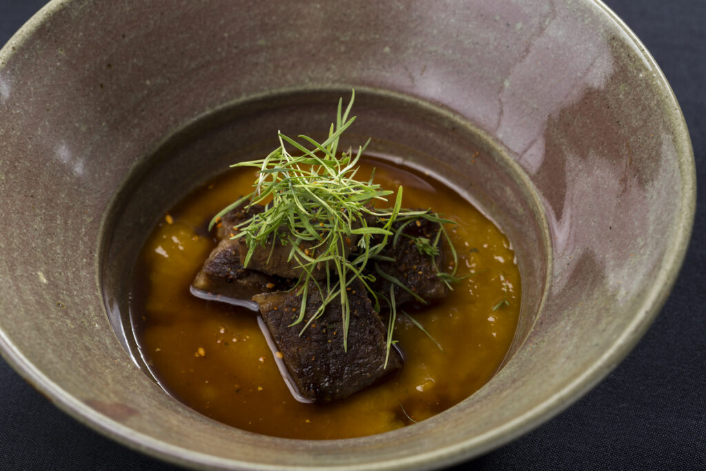 Costela de wagyu com purê de abóbora japonesa do chef Kazuo Harada sukiyakidobem2016_nikkofotografia7