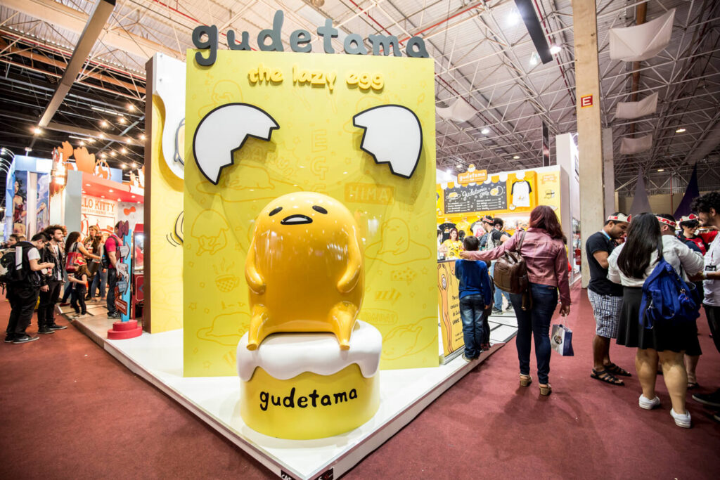 O ovinho preguiçoso Gudetama também esteve na CCXP 2016