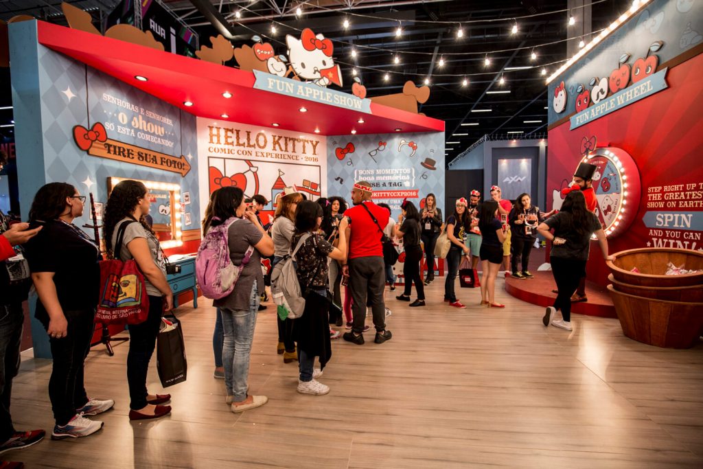 Estande da Hello Kitty na Comic Con Experience 2016