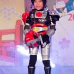 cosplay jaspion sem o capacete