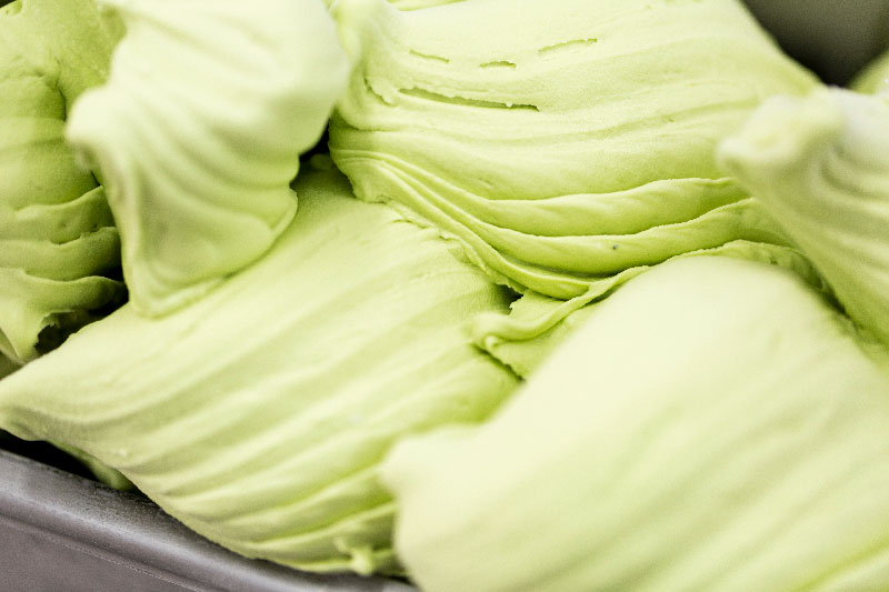 Gelato de matcha