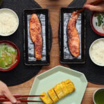 Café da manhã tradicional japonês