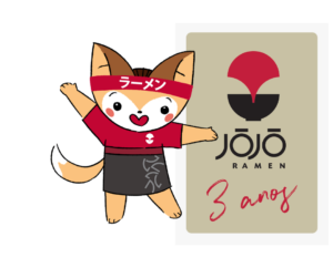 Anúncio Jojo Ramen 3 anos