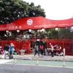 fachada reformada do Jardim Oriental da Liberdade