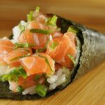 temaki de salmao