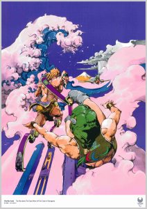 poster tokyo 2020 Hirohiko Araki The Sky above