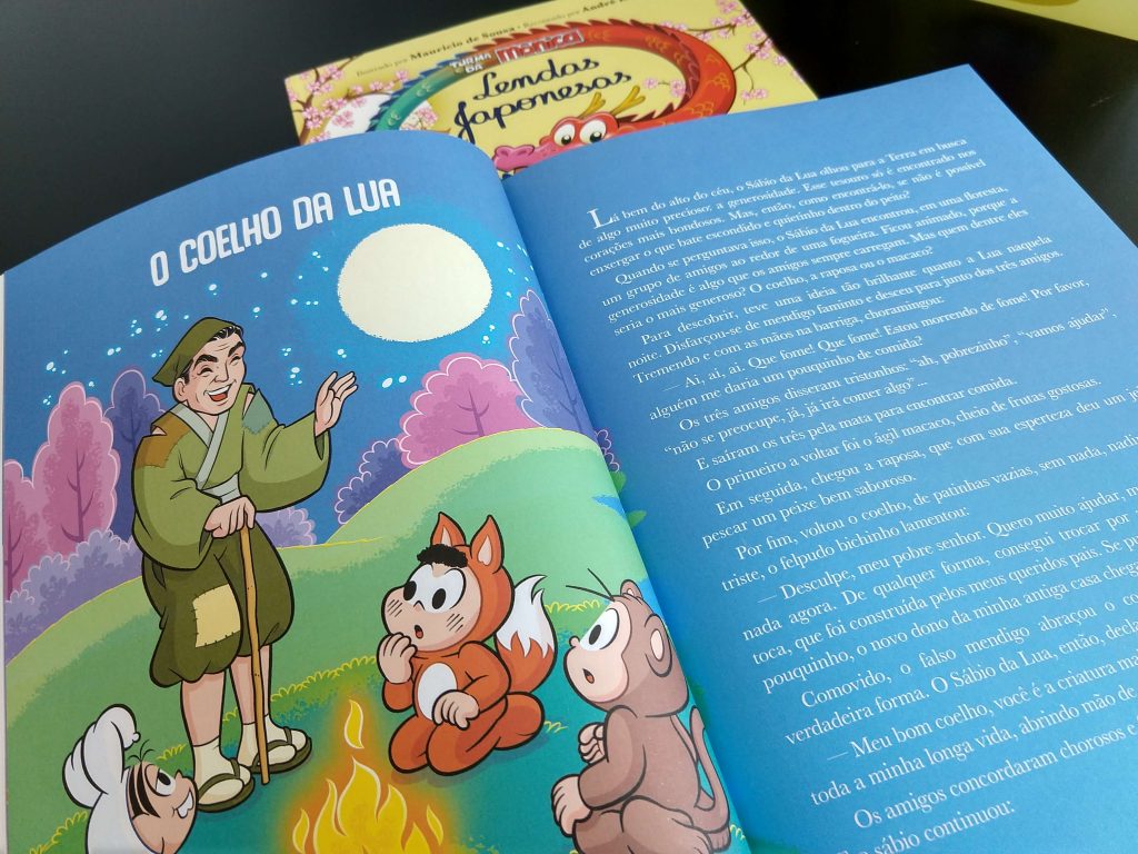 turma da monica lendas japonesas páginas