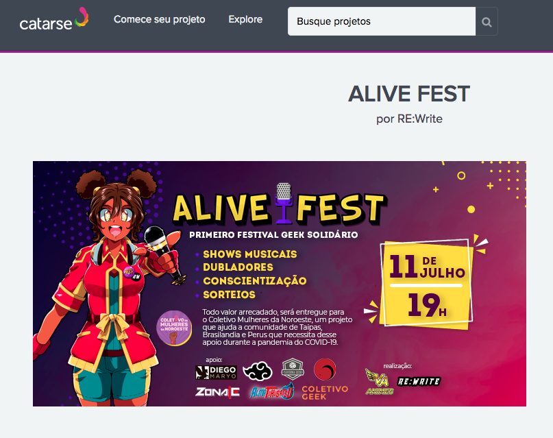 alive fest catarse